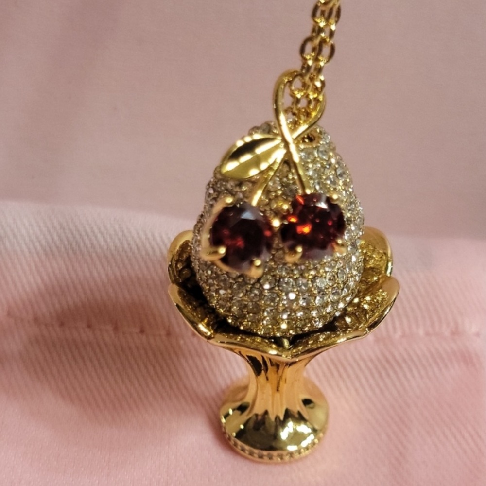 New Kate Spade ice cream sundae pendant necklace - Picture 12 of 17